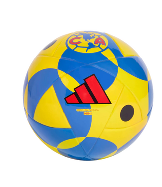 adidas adidas Club America 2025 - 26 MINI Club Soccer Ball - Yellow/Hi-Res Blue/Vivid Red