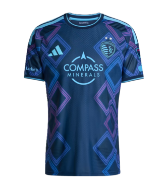 adidas adidas Sporting Kansas City 2026 - 27 Authentic Away Jersey - Night Indigo/Vibrnt Purple