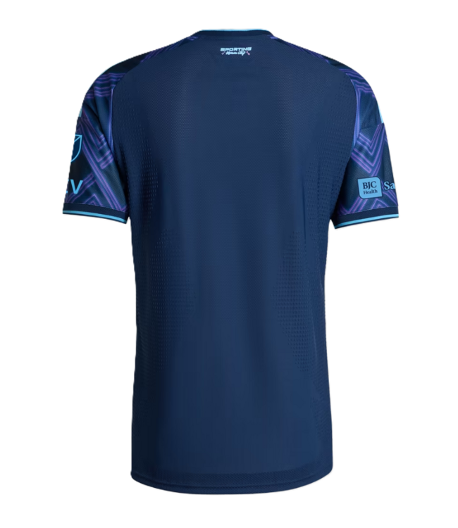 adidas adidas Sporting Kansas City 2026 - 27 Authentic Away Jersey - Night Indigo/Vibrnt Purple