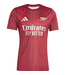 adidas adidas Arsenal 2025 - 26 Prematch Training Jersey- Burgundy/Pure Ruby