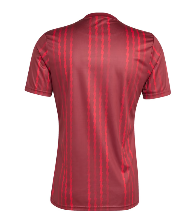 adidas adidas Arsenal 2025 - 26 Prematch Training Jersey- Burgundy/Pure Ruby