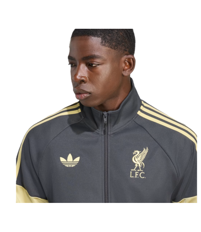 adidas adidas Liverpool FC 2026 - 27 Lifestyler TrackJacket - Carbon/Gold