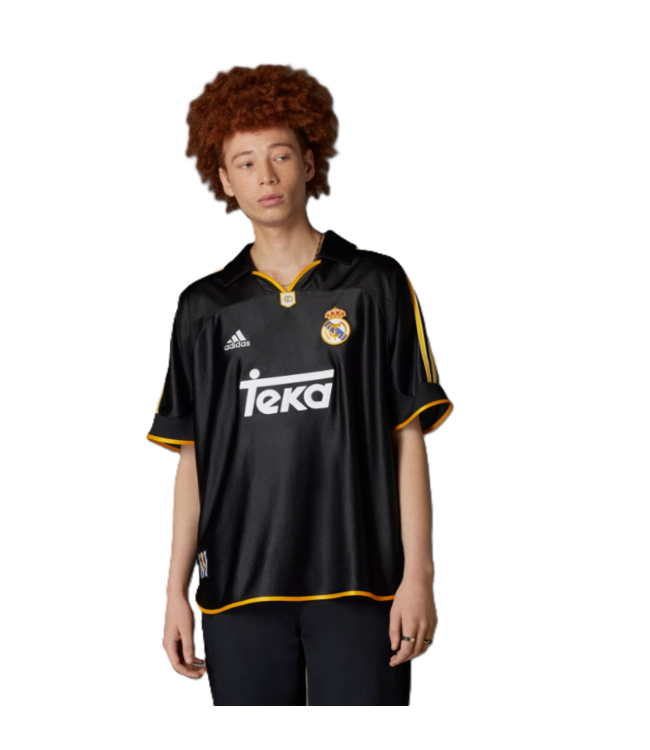 adidas adidas Real Madrid  1999 - 2000 Bring Back Retro Away Jersey - Black/Gold