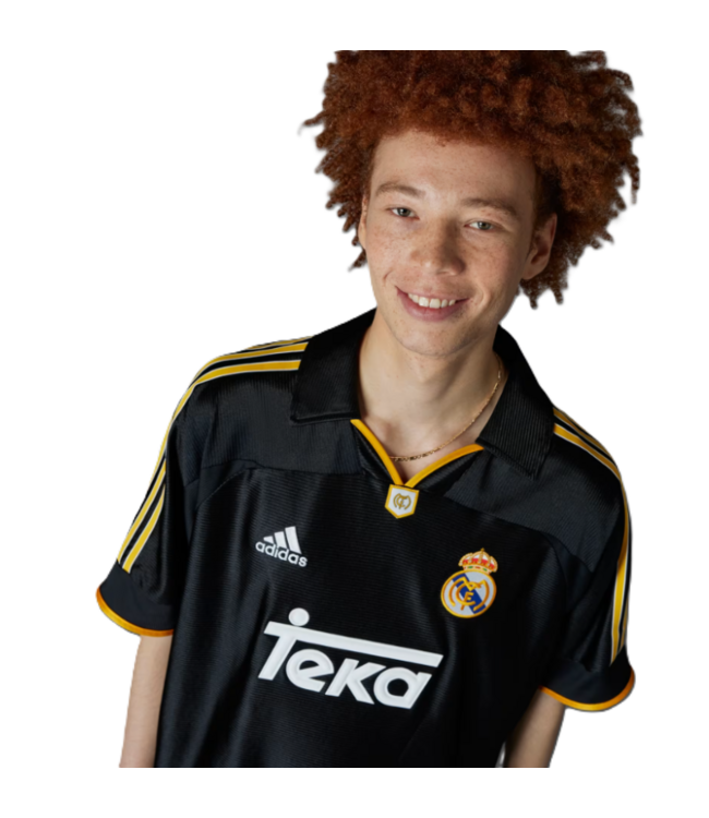 adidas adidas Real Madrid  1999 - 2000 Bring Back Retro Away Jersey - Black/Gold