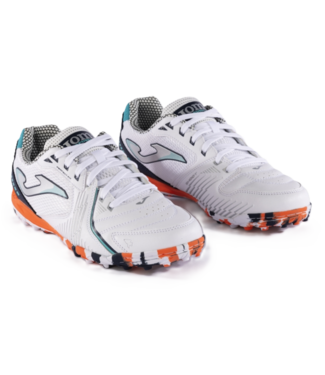 Joma Joma Dribling 2432 Turf Soccer Shoes - White/Orange/Black