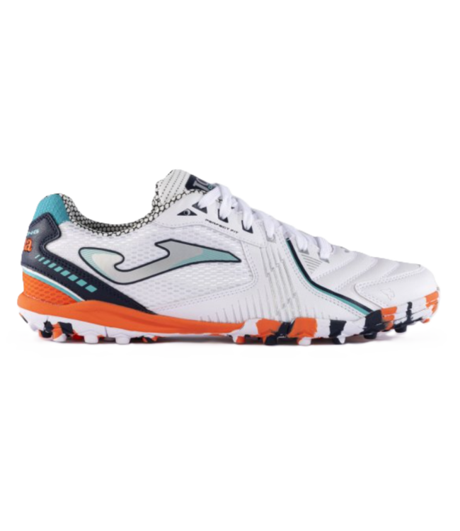 Joma Joma Dribling 2432 Turf Soccer Shoes - White/Orange/Black