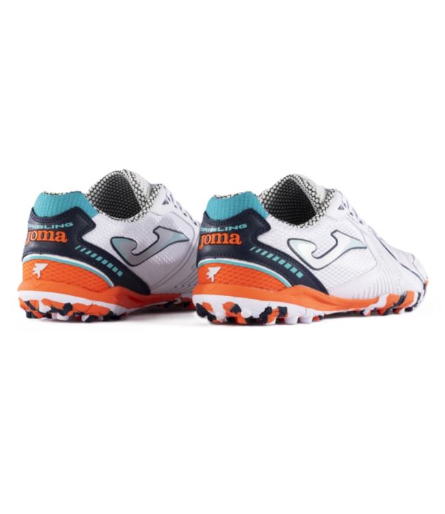 Joma Joma Dribling 2432 Turf Soccer Shoes - White/Orange/Black