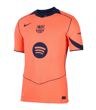 Nike Nike Barcelona 2025 - 26 Authentic Vapor Third Jersey - Bright Mango/Midnight Navy
