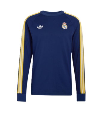 adidas adidas Originals Real Madrid 2026 - 27 Long Sleeve Shirt - Dark Blue