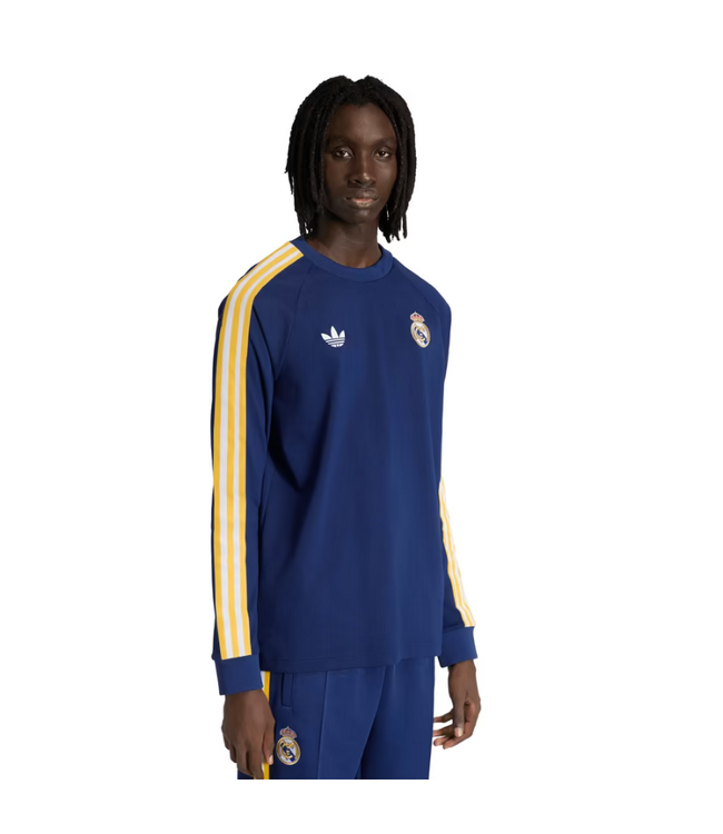 adidas adidas Originals Real Madrid 2026 - 27 Long Sleeve Shirt - Dark Blue