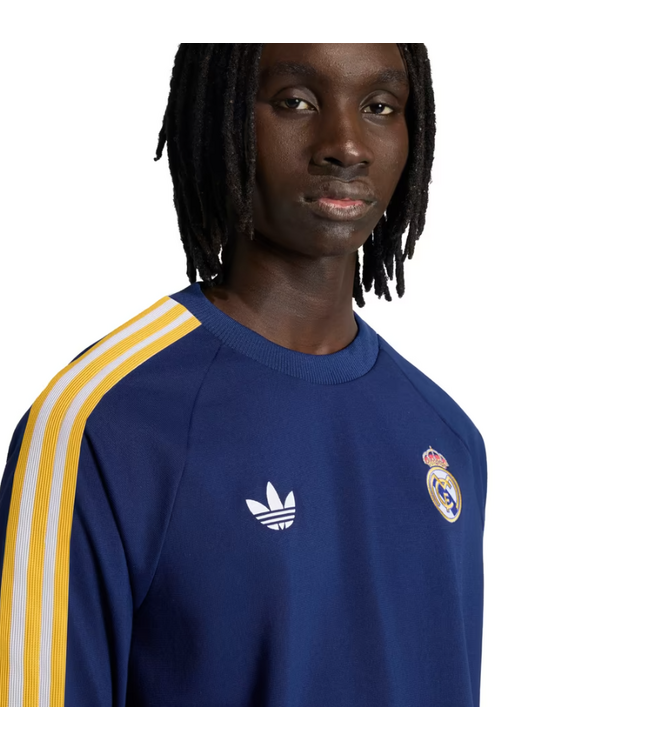 adidas adidas Originals Real Madrid 2026 - 27 Long Sleeve Shirt - Dark Blue
