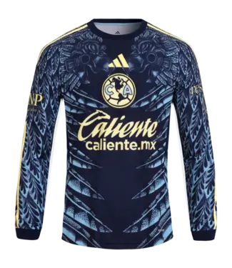 adidas adidas Club America 2025 - 26 Long Sleeve Away Jersey - Navy Blue