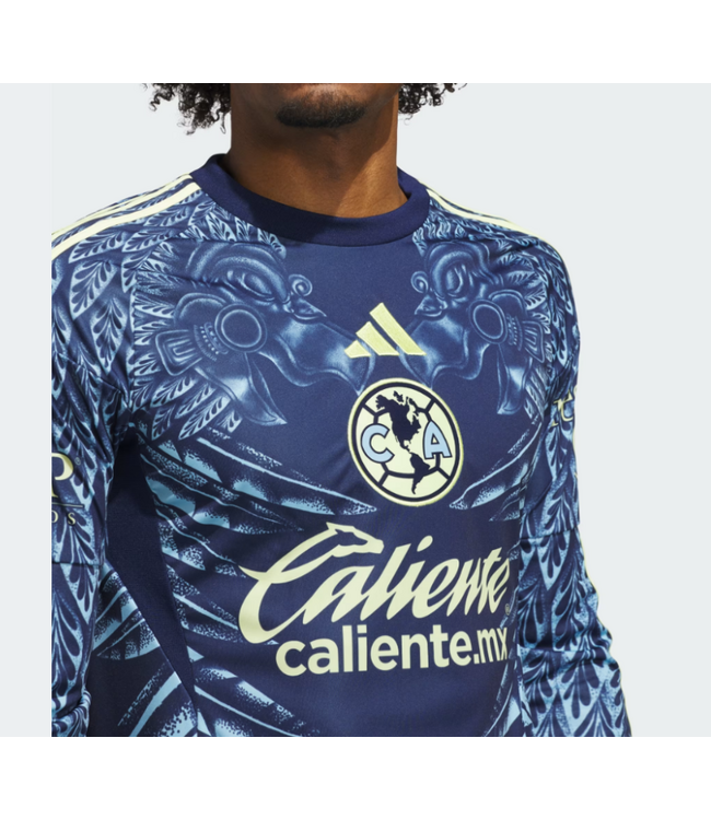 adidas adidas Club America 2025 - 26 Long Sleeve Away Jersey - Navy Blue