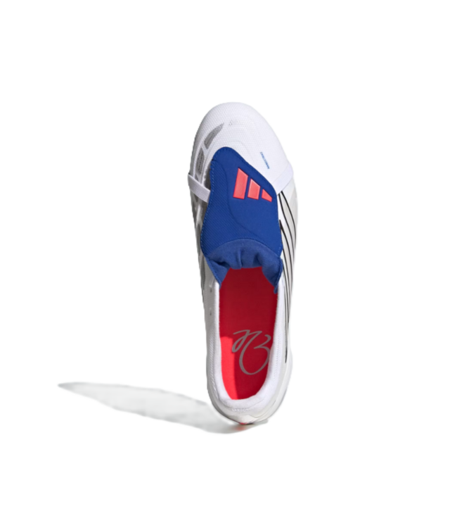 adidas adidas Predator Bellingham 26 League Fold Over Tongue FG - White/Zero Metallic/Royal Blue