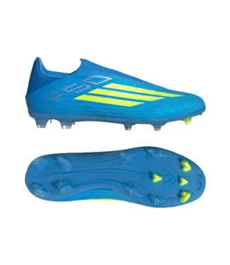 adidas adidas F50 League Laceless FG / MG Ice Cold Pack - Ray Blue/Solar Yellow/Lucid Aquamarine