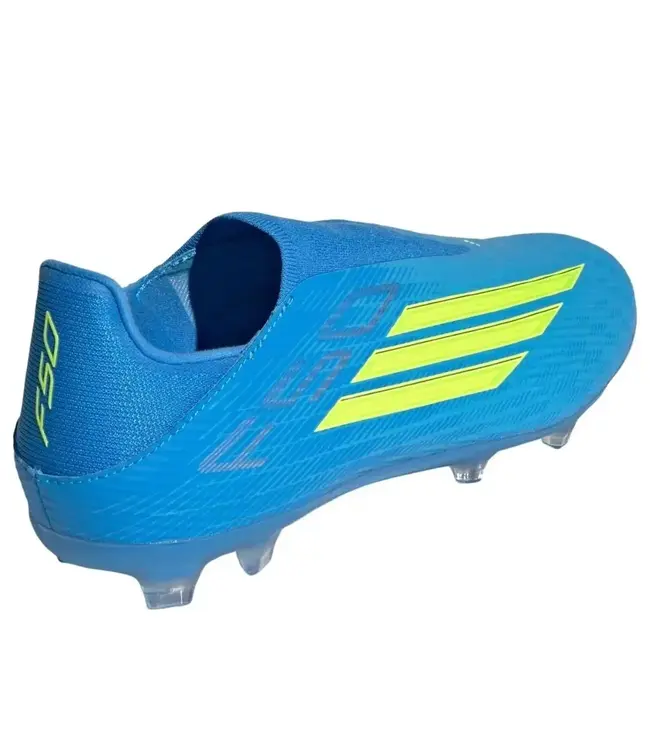 adidas adidas F50 League Laceless FG / MG Ice Cold Pack - Ray Blue/Solar Yellow/Lucid Aquamarine