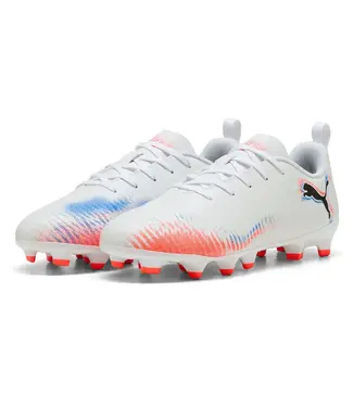 Puma Puma Jr Future 8 Play FG/AG Untamed Pack - White/Red/Black
