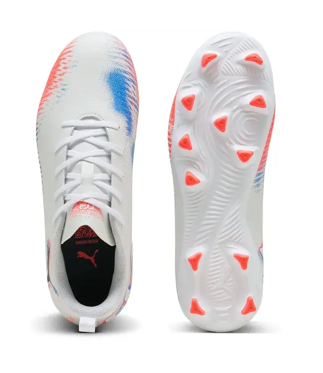 Puma Puma Jr Future 8 Play FG/AG Untamed Pack - White/Red/Black
