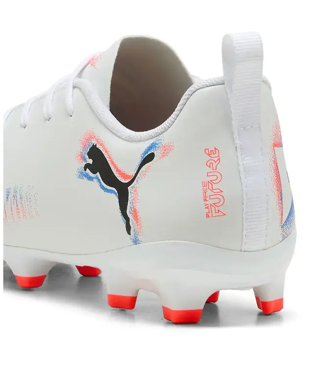 Puma Puma Jr Future 8 Play FG/AG Untamed Pack - White/Red/Black