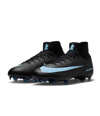 Nike Nike Zoom Mercurial Superfly 10 PRO FG Soccer Cleats - Black/Ice Blue