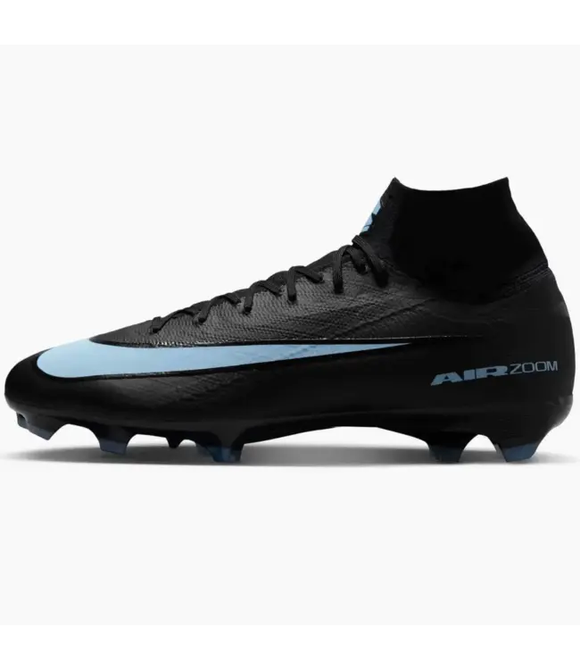 Nike Nike Zoom Mercurial Superfly 10 PRO FG Soccer Cleats - Black/Ice Blue