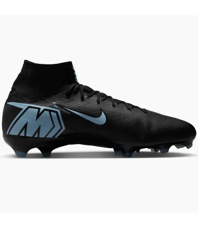 Nike Nike Zoom Mercurial Superfly 10 PRO FG Soccer Cleats - Black/Ice Blue