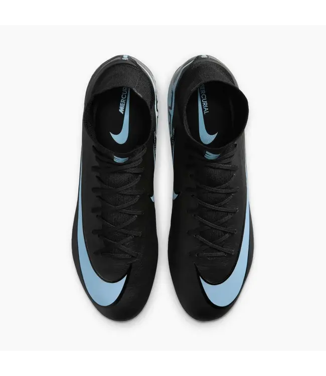 Nike Nike Zoom Mercurial Superfly 10 PRO FG Soccer Cleats - Black/Ice Blue