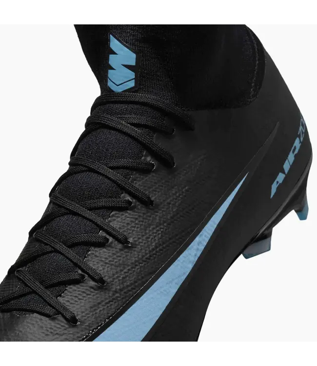 Nike Nike Zoom Mercurial Superfly 10 PRO FG Soccer Cleats - Black/Ice Blue