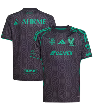 adidas adidas Youth UANL Tigres 2025 - 26 Third Jersey - Carbon