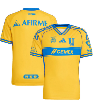 adidas adidas Youth UANL Tigres 2025 - 26 Home Jersey - College Gold/Blue