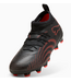 Puma Puma Jr Future 9 Match FG/AG Soccer Shoes -Black/Glowing Red/Strong Gray