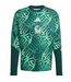 adidas adidas Mexico WC World Cup 2026 Long Sleeve Prematch Training Jersey - Aurora Ivy