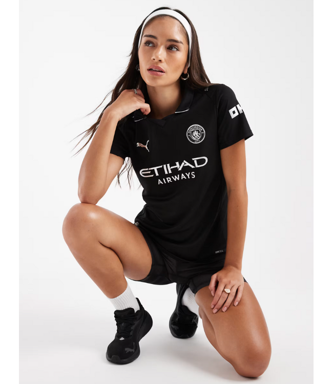 Puma Puma Womens Manchester City 2025 - 26 Away Jersey - Black