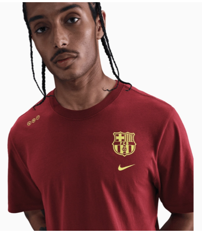Nike Nike Barcelona 2026 - 27 Crest Fan Tee Shirt - Claret