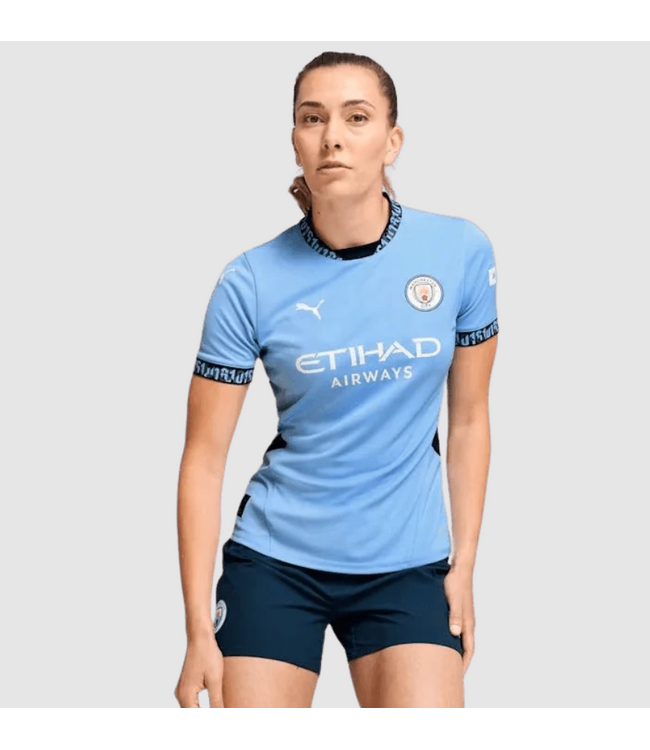 Puma Puma Womens Manchester City 2024 -25 Home Jersey - Light Blue/White