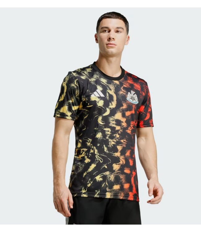 adidas adidas Newcastle United 2025 - 26 Prematch Training Jersey- Black/Multi