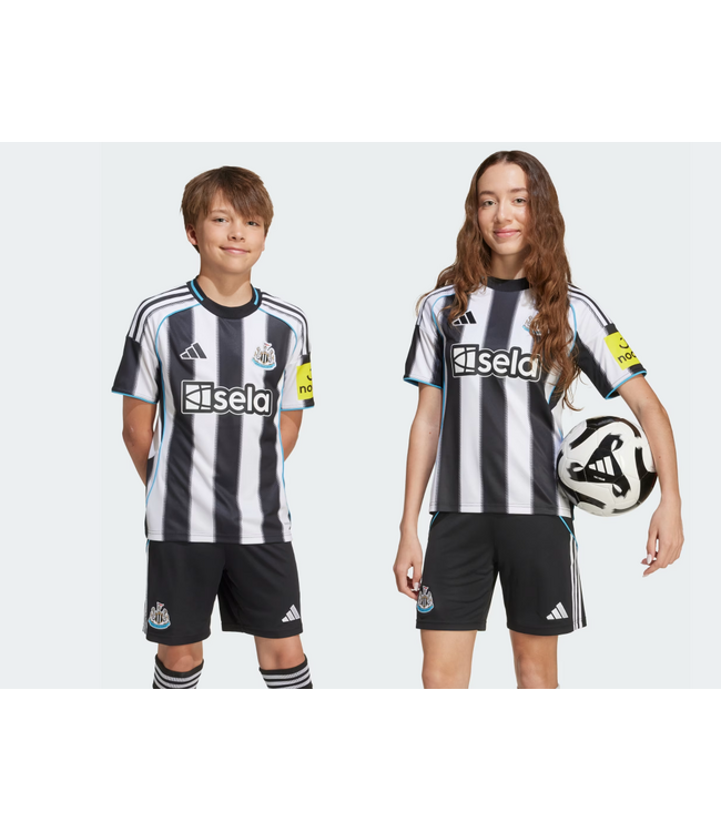adidas adidas Youth Newcastle United  2025 - 26 Home Jersey - White/Black