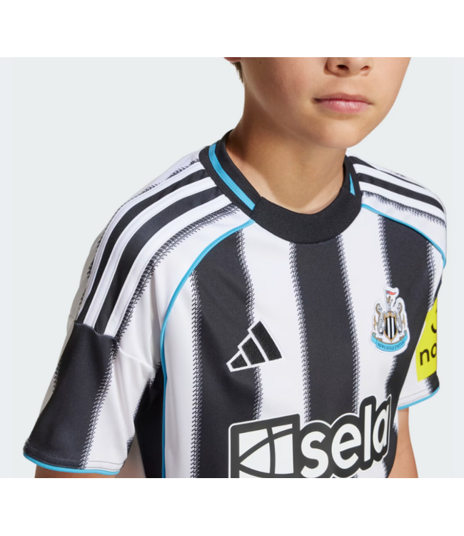 adidas adidas Youth Newcastle United  2025 - 26 Home Jersey - White/Black