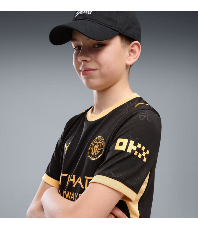 Puma Puma Youth Manchester City 2026 -27 Away Jersey - Black/Flaxen