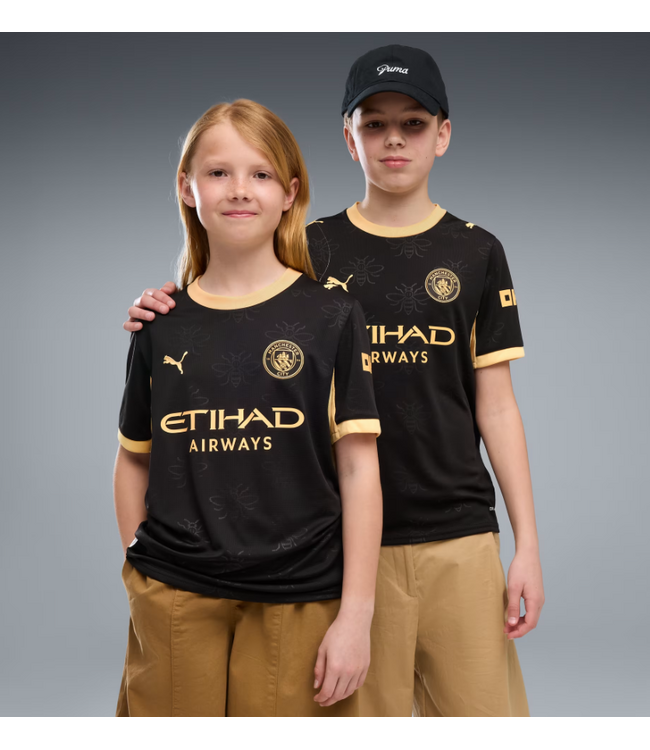 Puma Puma Youth Manchester City 2026 -27 Away Jersey - Black/Flaxen