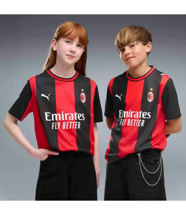 Puma Puma Youth AC Milan 2026 - 27 Home Jersey - Red/Black