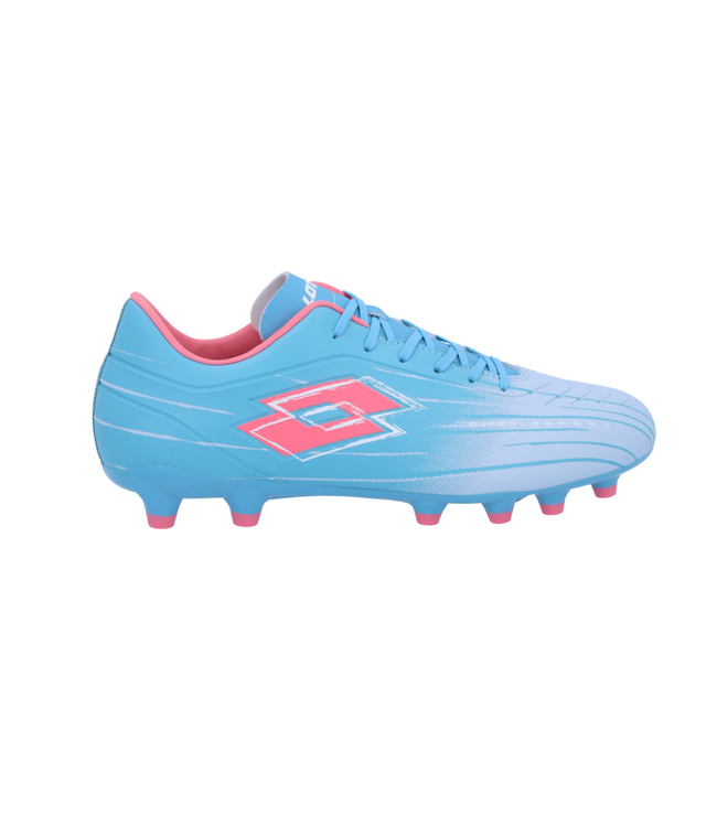 Lotto Lotto Solista 700 IX FG / MG Soccer Shoes - Retro Blue/Thrift Pink/Ballad Light Blue