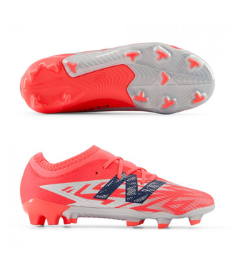 New Balance New Balance Furon Team V8 FG Soccer Shoes - Energy Red/Navy Blue/White