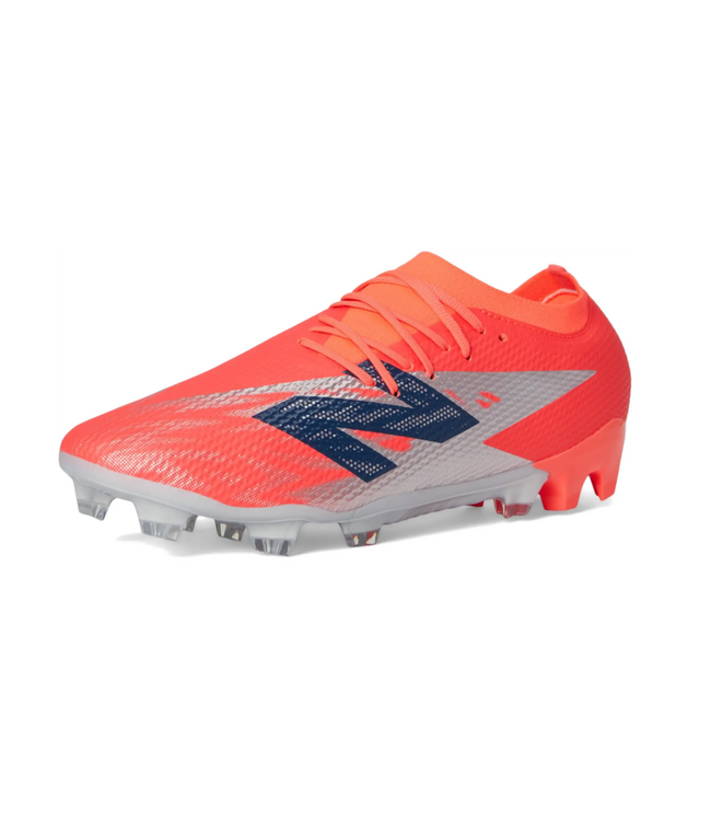 New Balance New Balance Furon Team V8 FG Soccer Shoes - Energy Red/Navy Blue/White