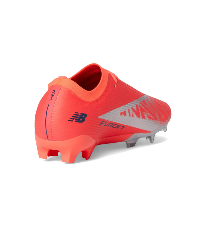 New Balance New Balance Furon Team V8 FG Soccer Shoes - Energy Red/Navy Blue/White