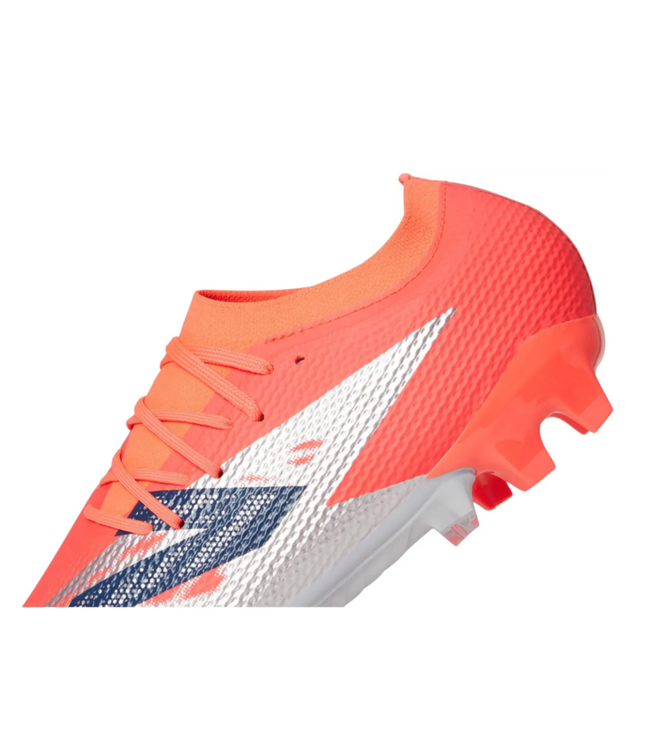 New Balance New Balance Furon Team V8 FG Soccer Shoes - Energy Red/Navy Blue/White