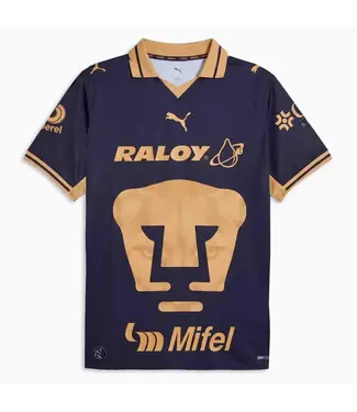Puma Puma UNAM Pumas 2026 - 27 Home Jersey - Navy Blue/Club Gold
