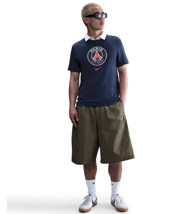 Nike Nike PSG Paris Saint German 2025 - 26 Crest Tee Shirt - Midnight Navy