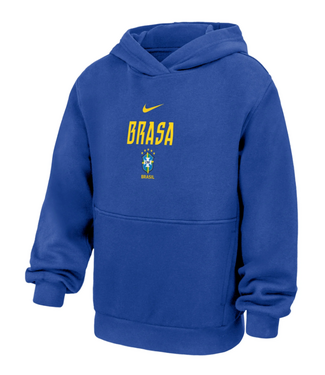 Nike Nike Youth Brazil WC World Cup 2026 Crest Hoodie - Royal Blue