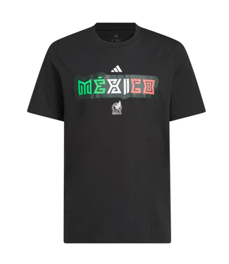 adidas adidas Mexico WC World Cup 2026 Graphic Fan Tee Shirt - Black